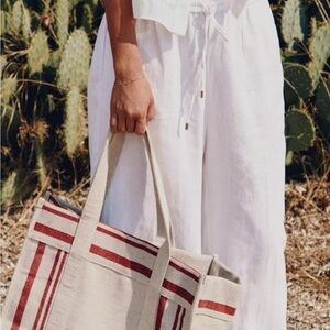 Zara White Linen Trousers - NEVER WORN